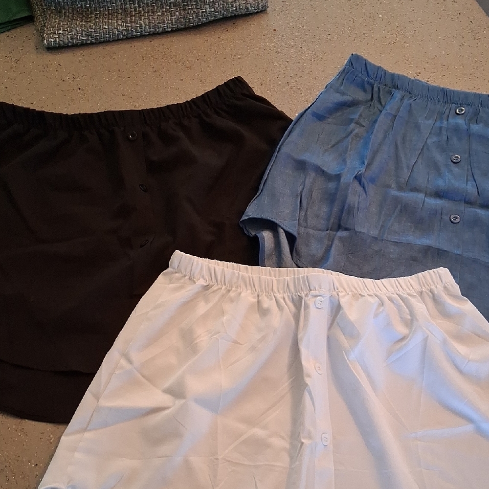 Stylish Women's Mini Skirt - Black, Blue, and White